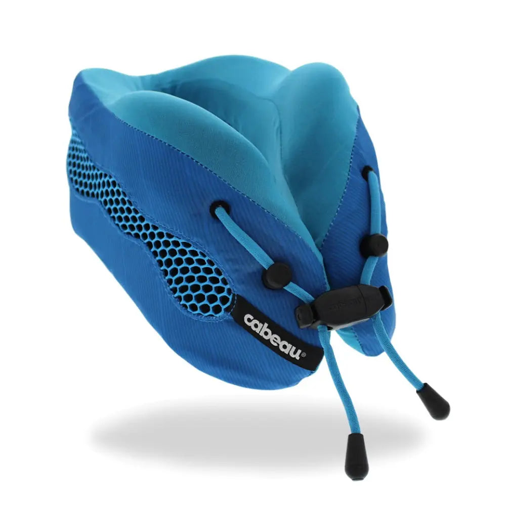 Cabeau Evolution Cool Memory Foam Travel Pillow - Blue