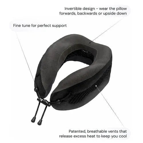 Cabeau Evolution Cool 2.0 Memory Foam Travel Pillow - for those that run hut