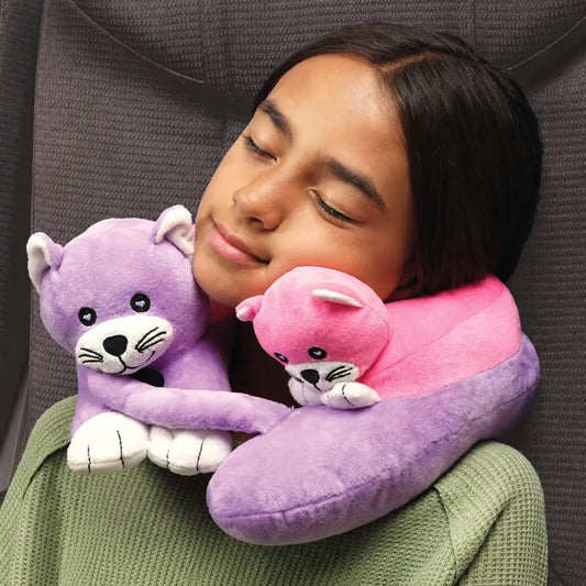 Cabeau Evolution Kids Travel Neck Pillow - Kittens