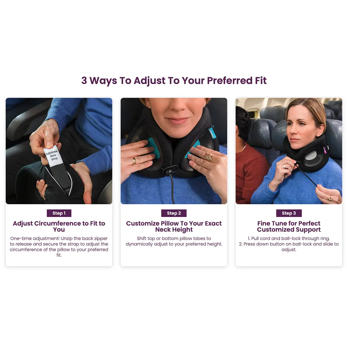 Cabeau Evolution X Memory Foam Neck Pillow - Diamond (Black/White)