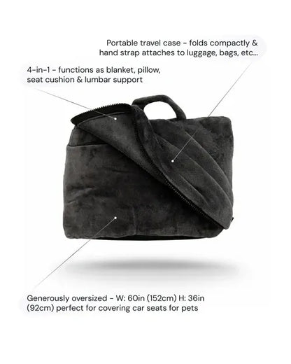 Cabeau Fold 'n Go 4-in-1 travel blanket – features overview