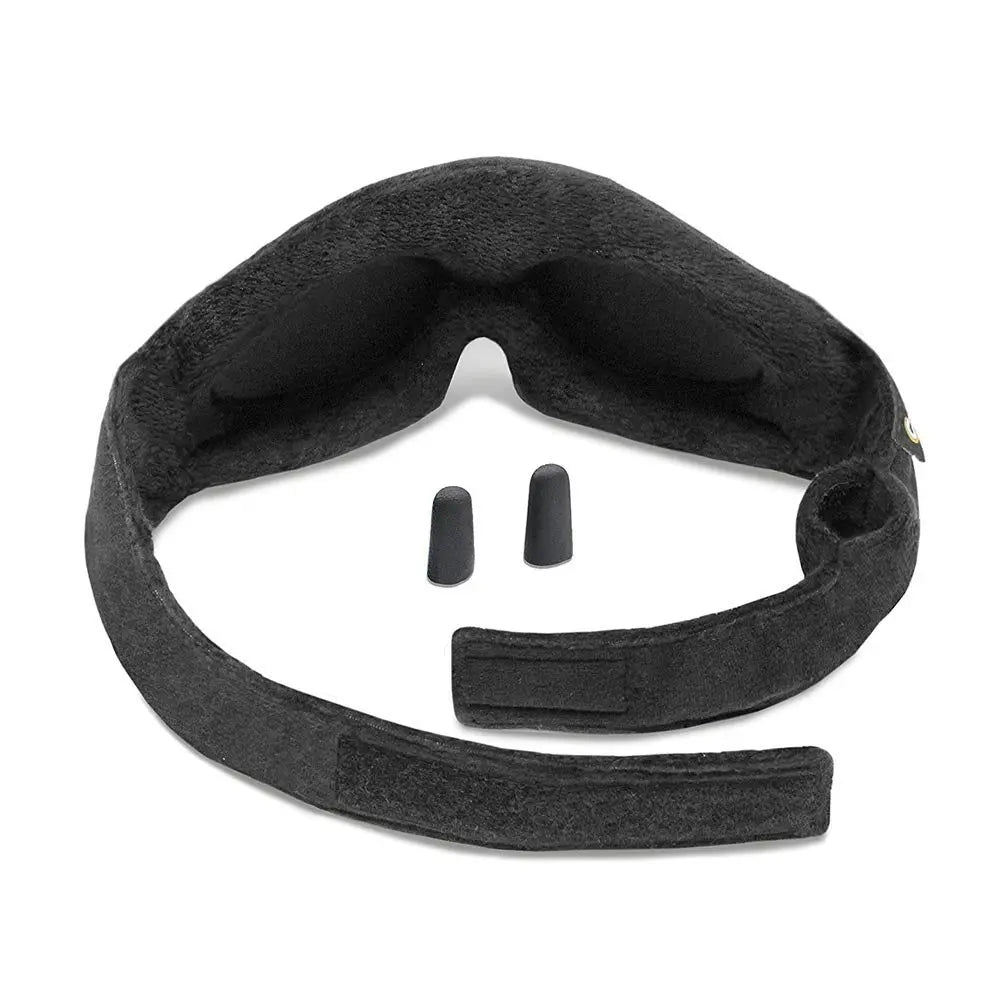 Cabeau Midnight Magic Sleep Eye Mask (with Ear Plugs) Black