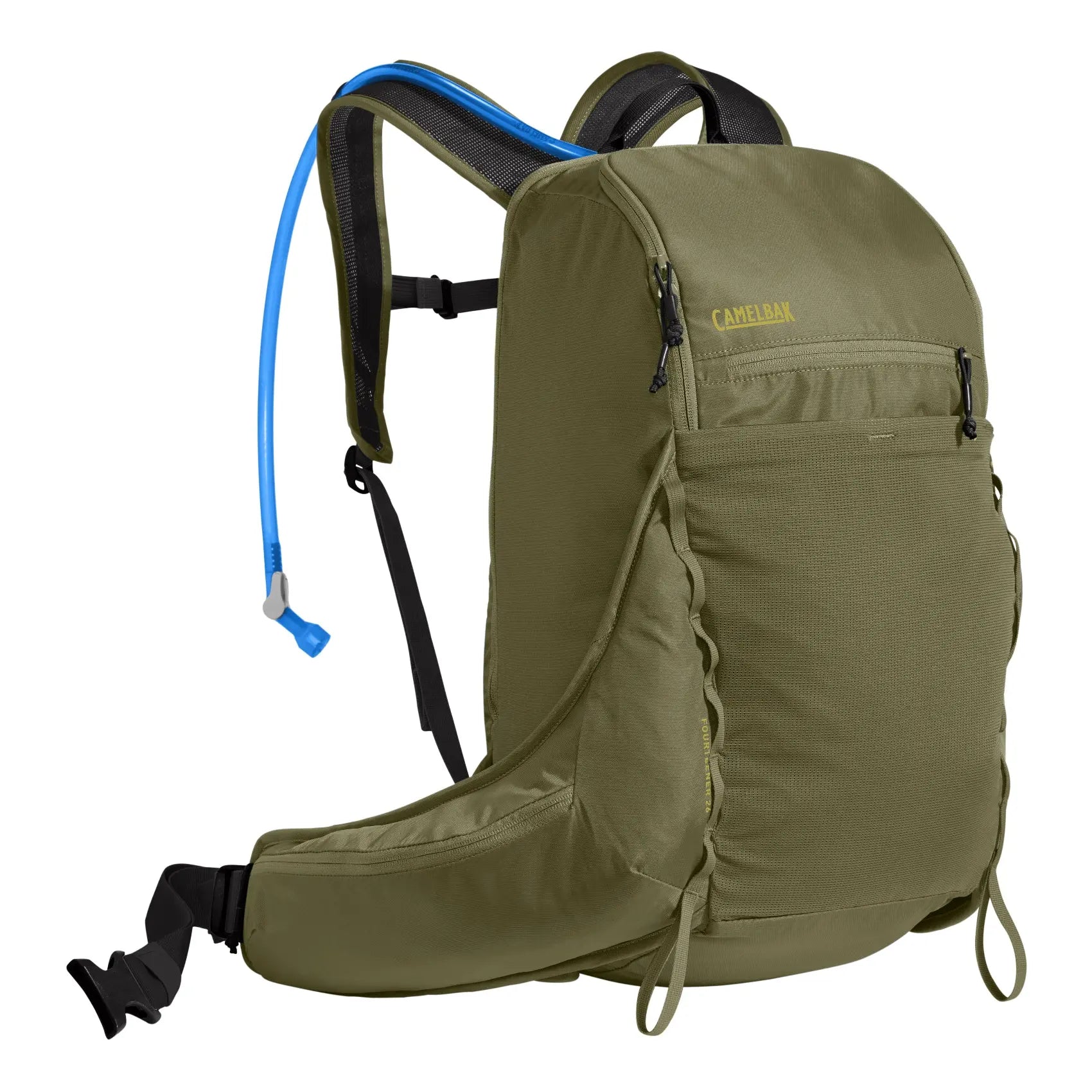 CamelBak Fourteener 26 - 3L Hiking Hydration Pack - Burnt Olive / Golden Palm