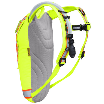 Mesh back panel for breathability and comfort