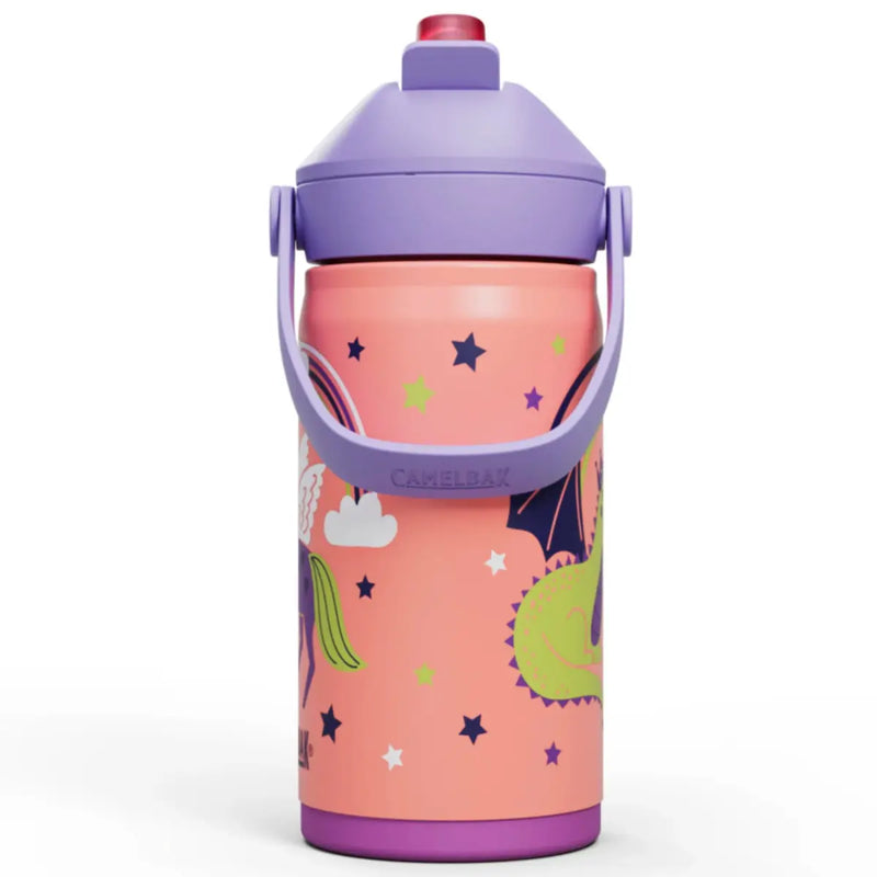 CamelBak Kids Thrive Flip Straw 350mL Insulated Stainless Steel Drink Bottle - Magical Unicorns