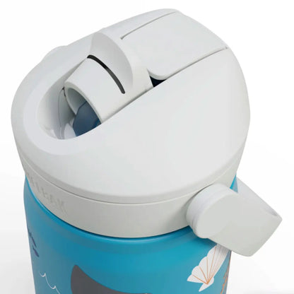 CamelBak Kids Thrive Flip Straw 350mL Insulated Stainless Steel Drink Bottle - Ocean Life