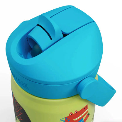 CamelBak Kids Thrive Flip Straw 350mL Insulated Stainless Steel Drink Bottle - Dino Jam