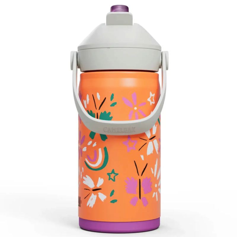CamelBak Kids Thrive Flip Straw 350mL Insulated Stainless Steel Drink Bottle - Butterfly Rainbow