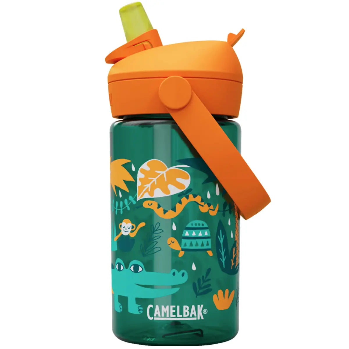 CamelBak Kids Thrive Flip Straw 400mL Drink Bottle - Jungle Animals