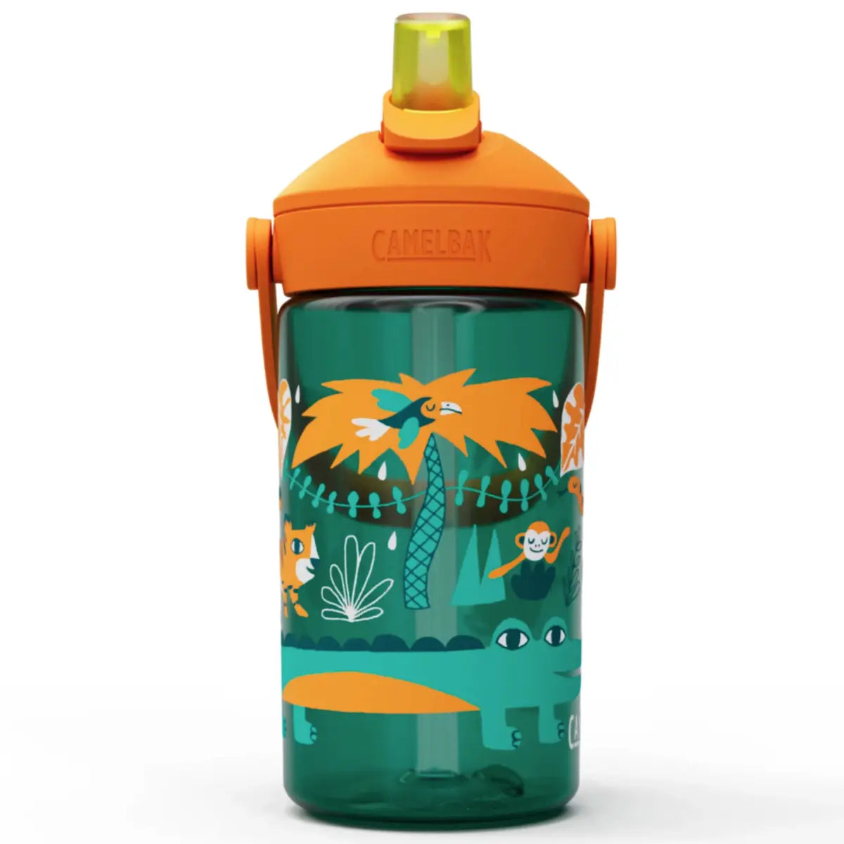 CamelBak Kids Thrive Flip Straw 400mL Drink Bottle - Jungle Animals