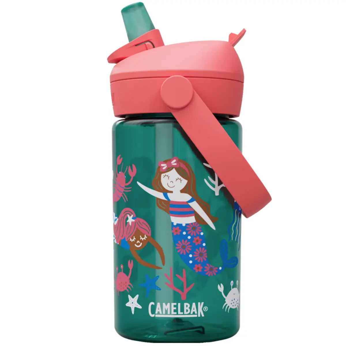 CamelBak Kids Thrive Flip Straw 400mL Drink Bottle - Mermaid Friends