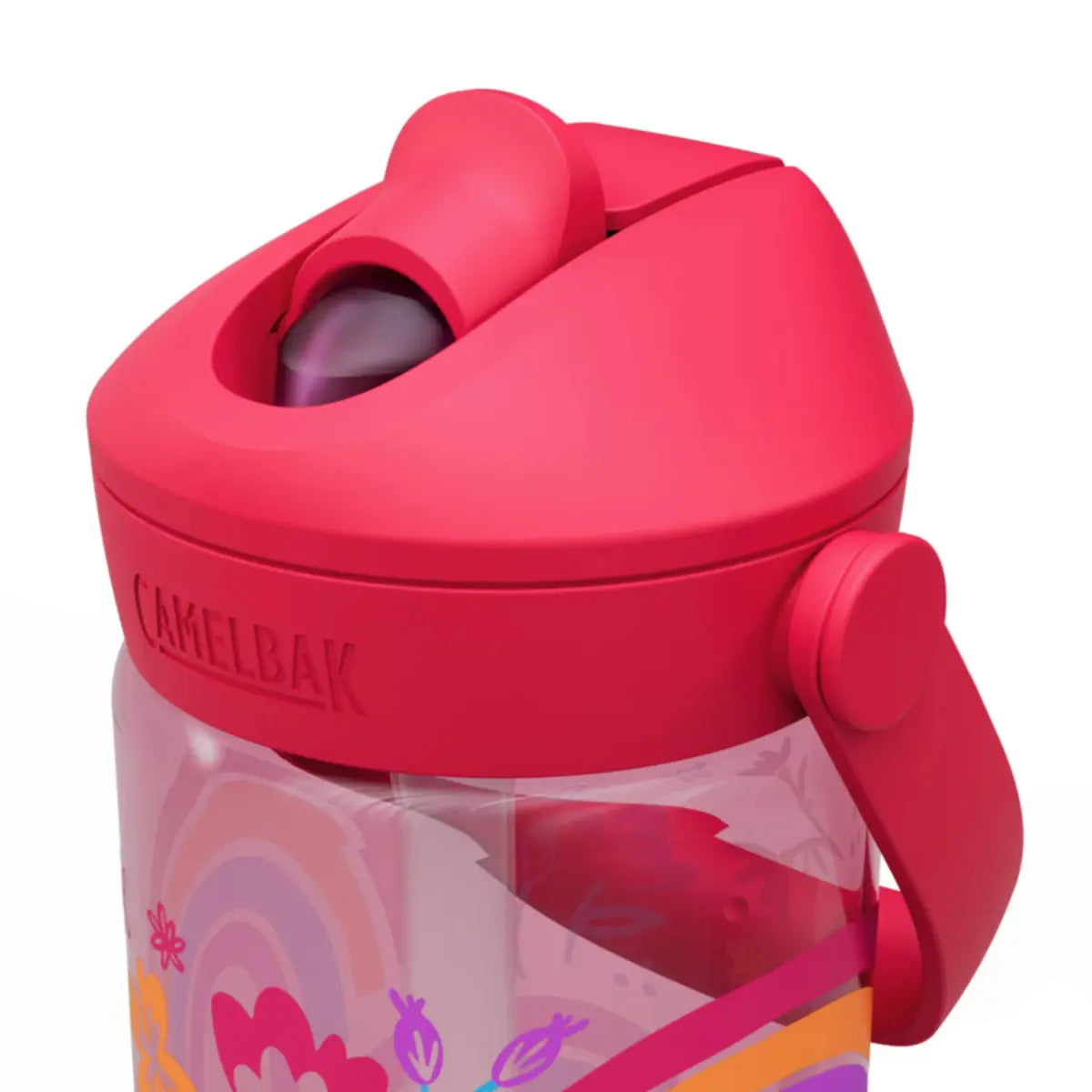 CamelBak Kids Thrive Flip Straw 400mL Drink Bottle - Rainbow Floral