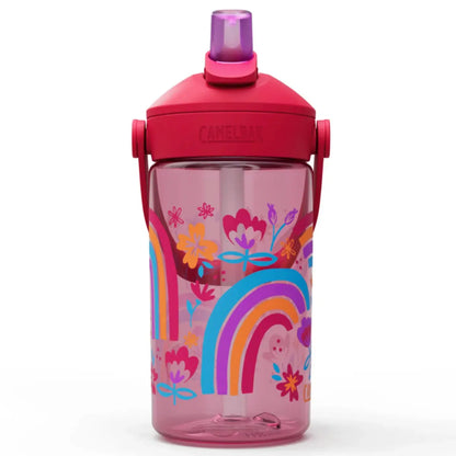 CamelBak Kids Thrive Flip Straw 400mL Drink Bottle - Rainbow Floral