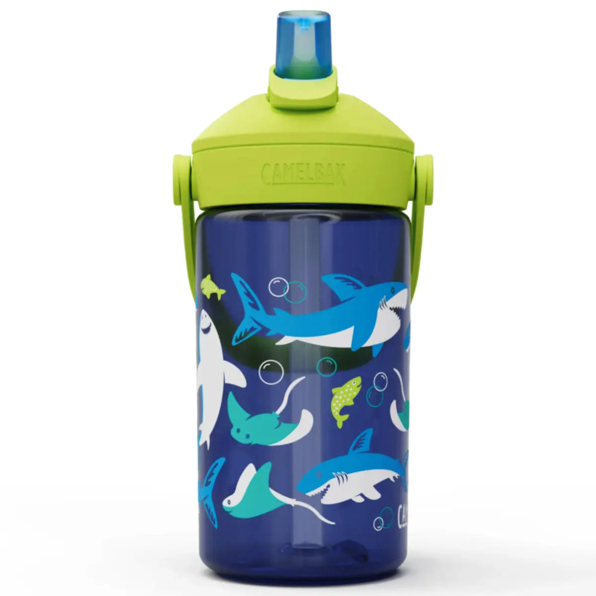 CamelBak Kids Thrive Flip Straw 400mL Drink Bottle - Sharks and Rays