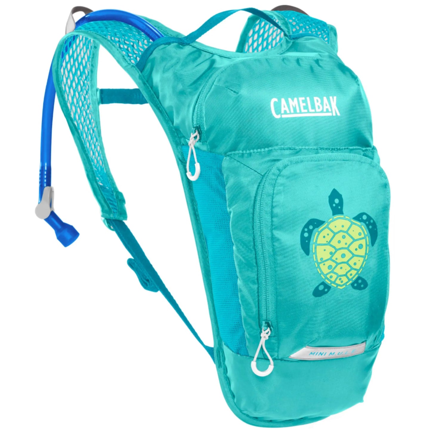 Camelbak Mini MULE 1.5L Kids Sports Hydration Pack - Turquoise / Turtle