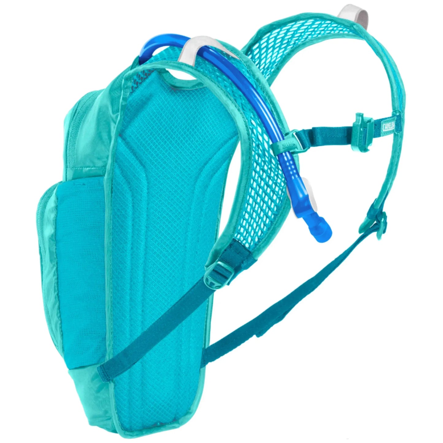 Tube Trap: Allows you to grab the hydration tube without having to unbuckle or unhook, for easy, on the go hydration