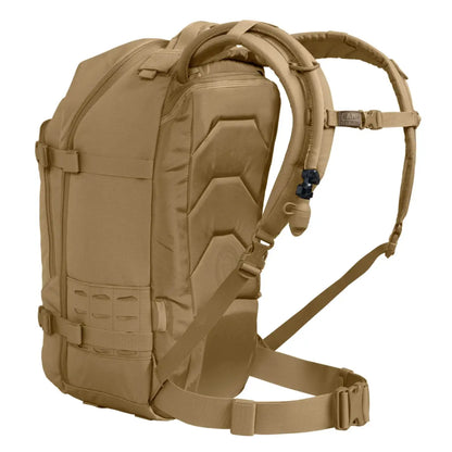 50mm webbing waistbelt with lumbar adjustment stows when not in use