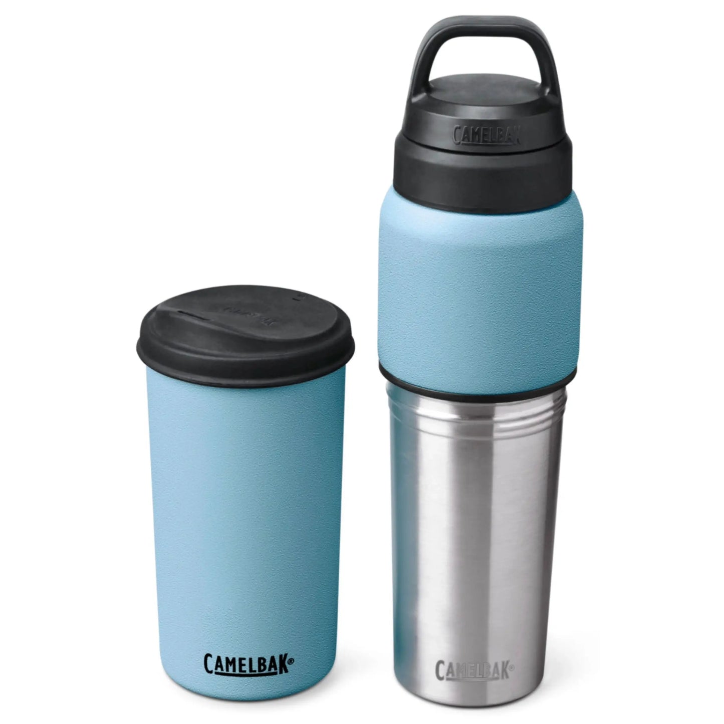 Vacuum Insulated Bottle and Cup: 18/8 Stainless steel