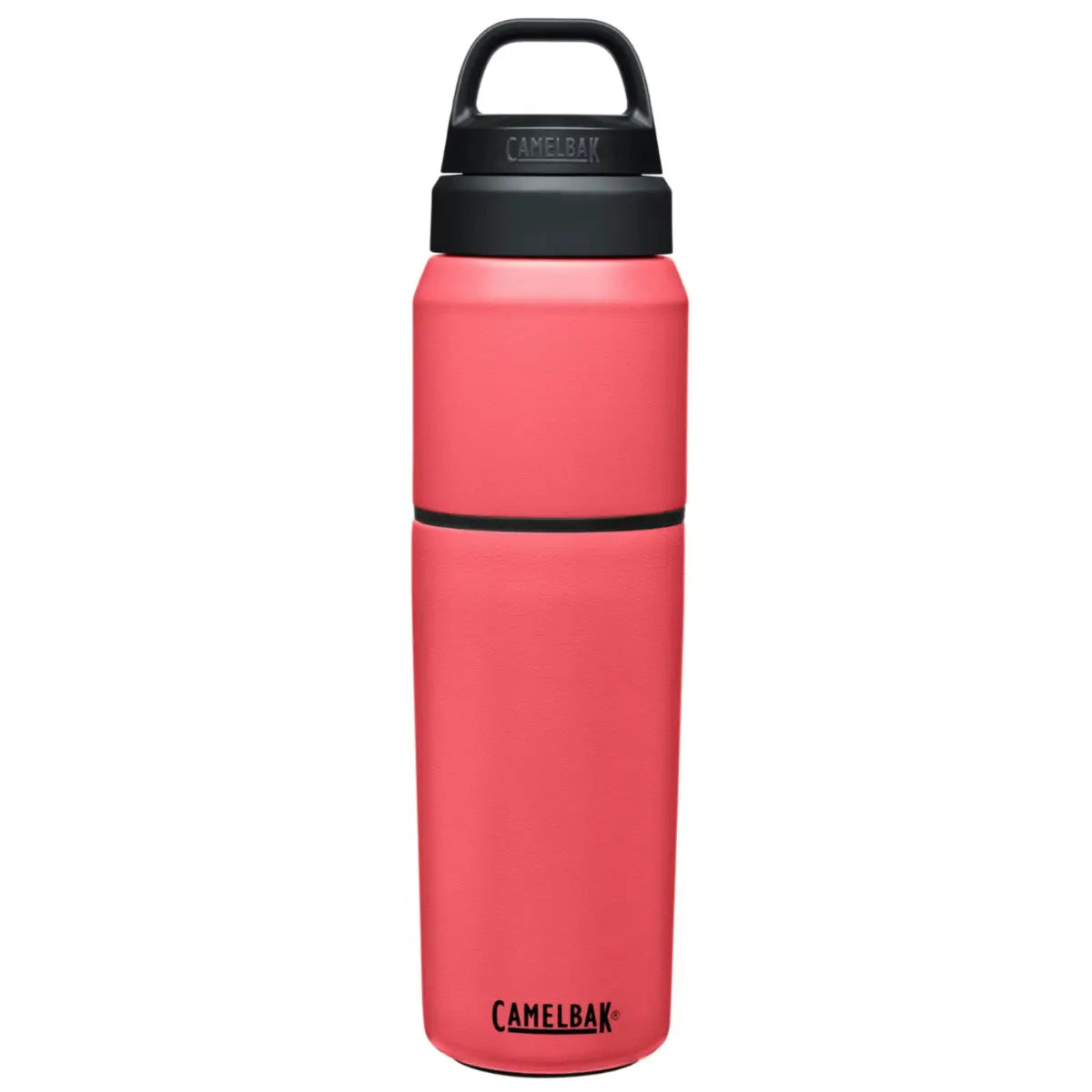 Camelbak MultiBev 650ml Bottle / 500ml Cup, Stainless Steel Vacuum Insulated - Wild Strawberry
