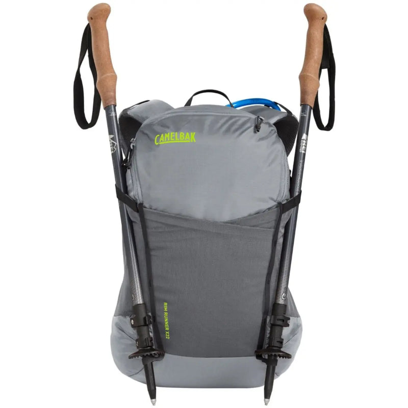 Side Stretch Pocket: Expands for extra water bottle or essentials