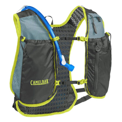 Tube Trap: Allows you to grab the hydration tube without having to unbuckle or unhook, for easy, on the go hydration