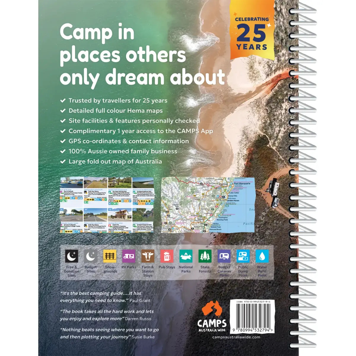Camps 13 Photos B4 Size Australia Wide Book Spiral 2025 Ed