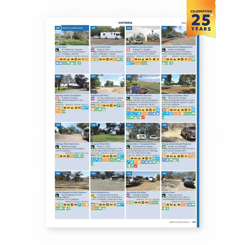 Camps 13 Photos B4 Size Australia Wide Book Spiral 2025 Ed