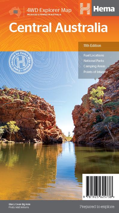 Hema Central Australia Map (Edition 11)