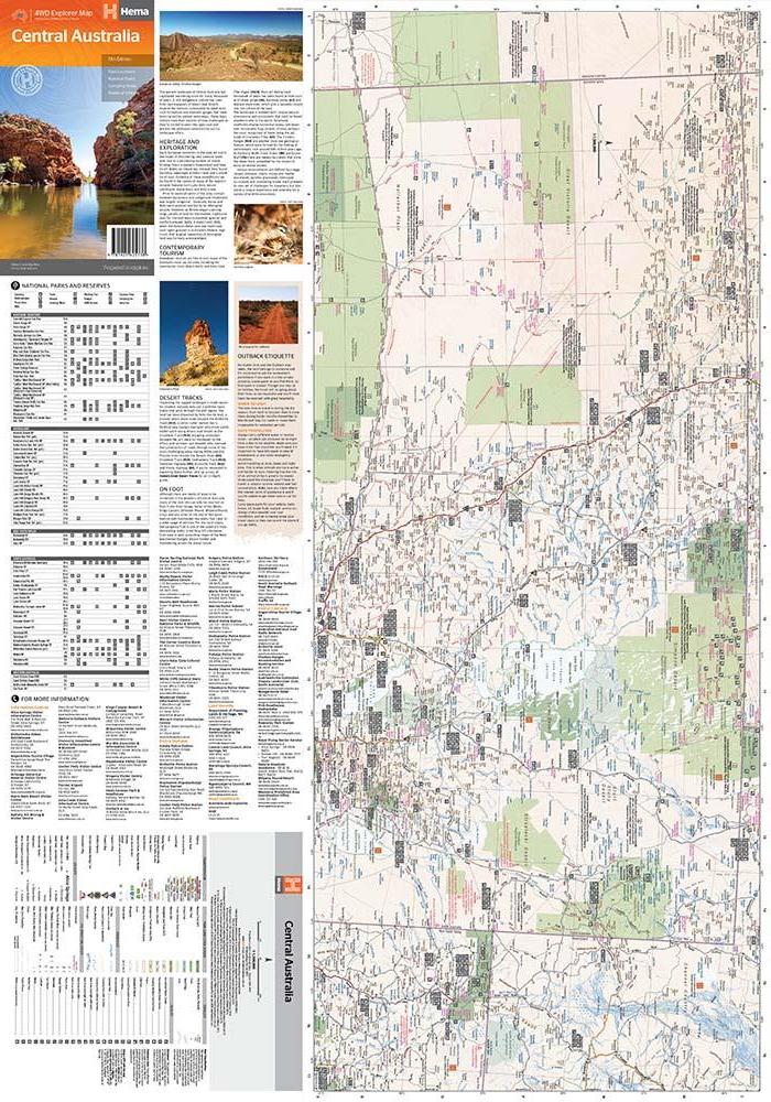 Hema Central Australia Map (Edition 11)