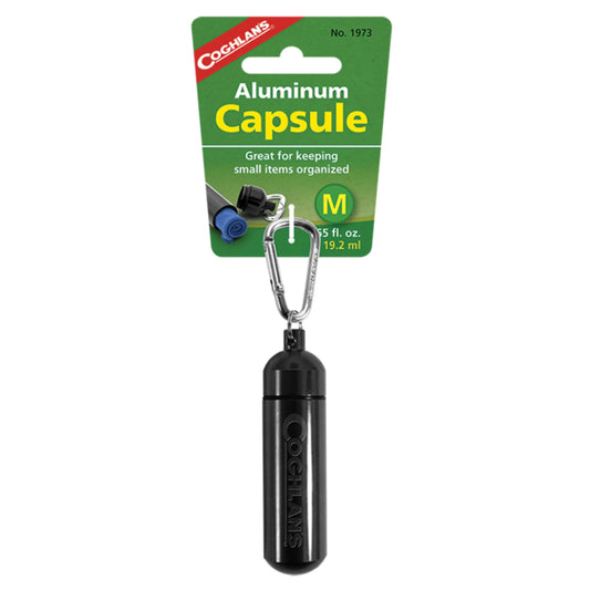 Coghlans Aluminium Capsule (Medium) - Black