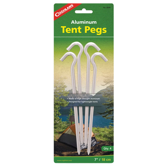 Coghlans Aluminium Tent Pegs - 4 Pack