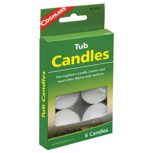 Coghlans Tub Candles - 6 Pack