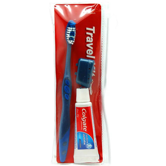 Toothbrush, Cover and Toothpaste Travel Kit