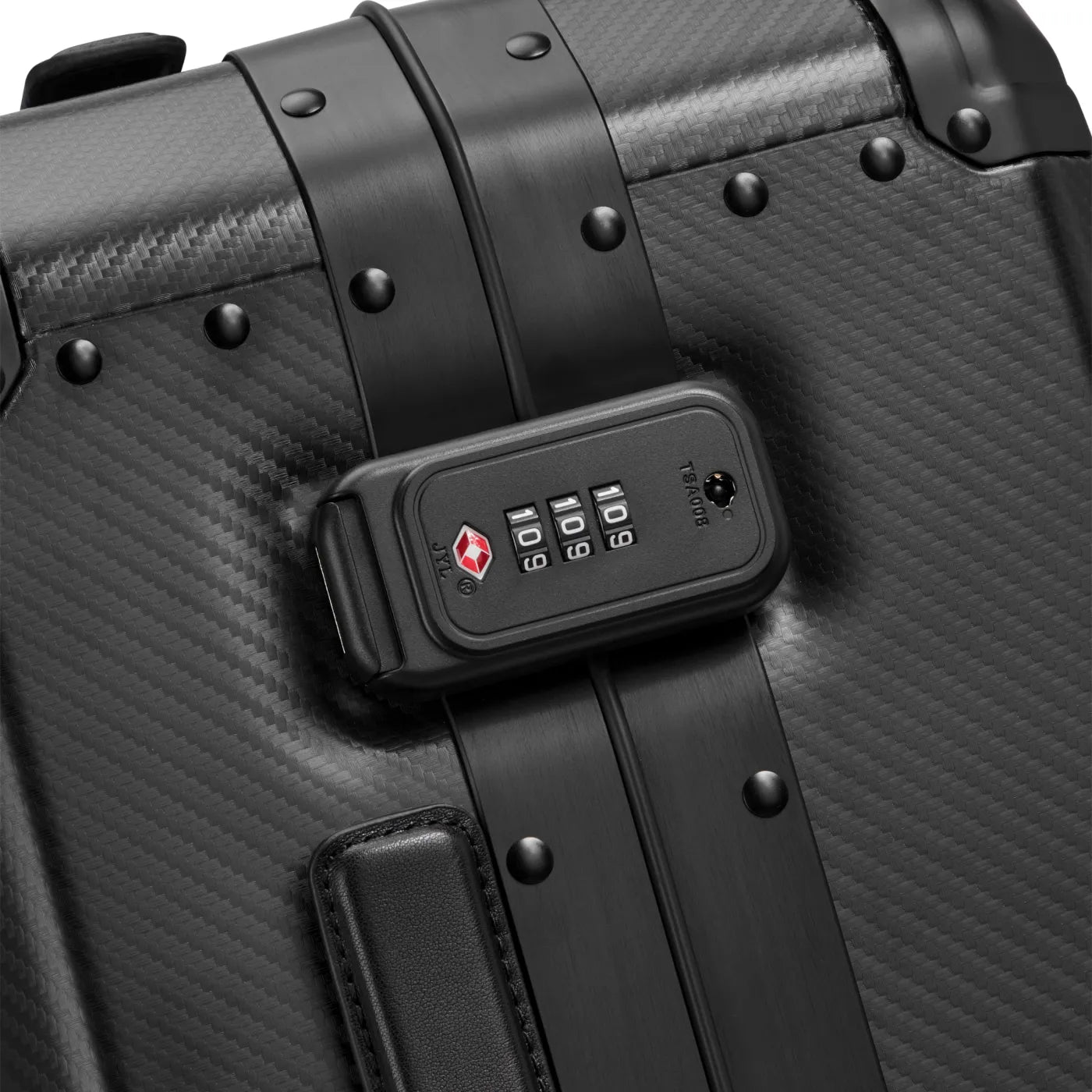 Delsey Alu’r 55 cm Aluminium Zipperless 4-Wheel Cabin Suitcase - Black