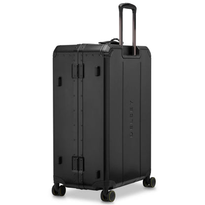 Delsey Alu’r 76 cm Aluminium Zipperless 4-Wheel Suitcase - Black