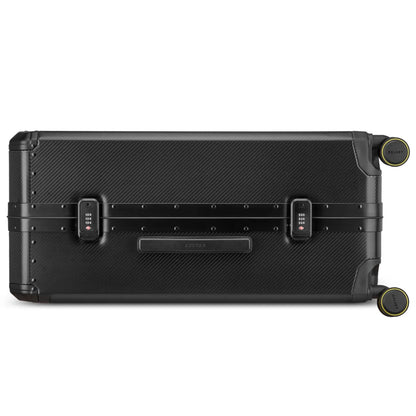 Delsey Alu’r 76 cm Aluminium Zipperless 4-Wheel Suitcase - Black