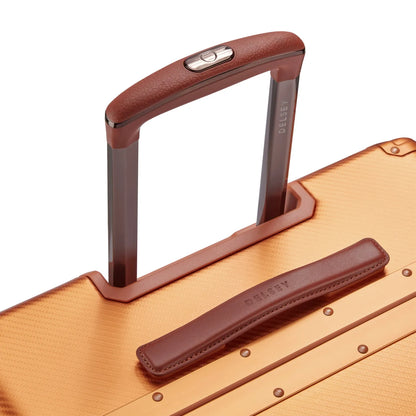 Delsey Alu’r 76 cm Aluminium Zipperless 4-Wheel Suitcase - Orange
