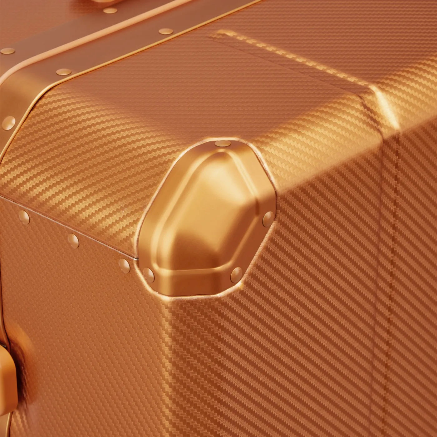 Delsey Alu’r 76 cm Aluminium Zipperless 4-Wheel Suitcase - Orange