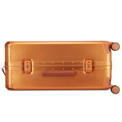 Delsey Alu’r 76 cm Aluminium Zipperless 4-Wheel Suitcase - Orange