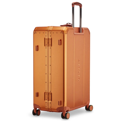 Delsey Alu’r 76 cm Aluminium Zipperless 4-Wheel Suitcase - Orange