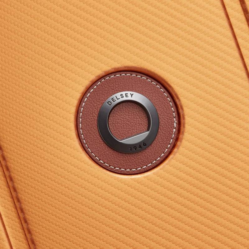 Delsey Alu’r 76 cm Aluminium Zipperless 4-Wheel Suitcase - Orange