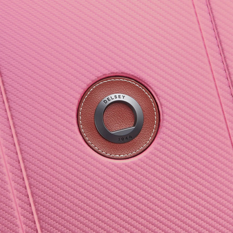Delsey Alu’r 76 cm Aluminium Zipperless 4-Wheel Suitcase - Pink