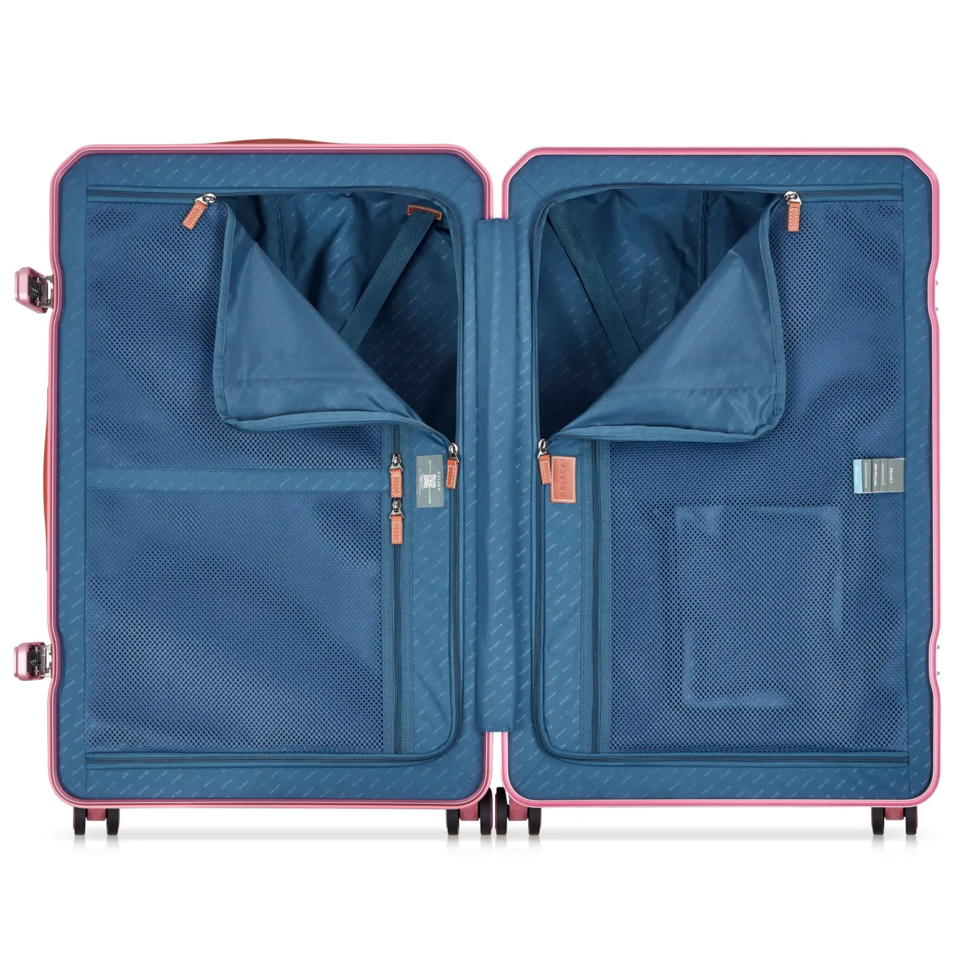 Delsey Alu’r 76 cm Aluminium Zipperless 4-Wheel Suitcase - Pink