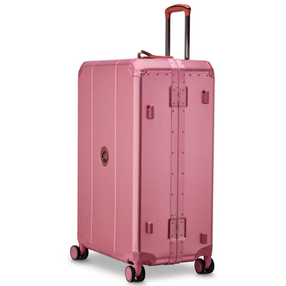 Delsey Alu’r 76 cm Aluminium Zipperless 4-Wheel Suitcase - Pink
