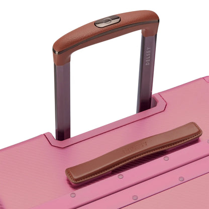 Delsey Alu’r 76 cm Aluminium Zipperless 4-Wheel Suitcase - Pink