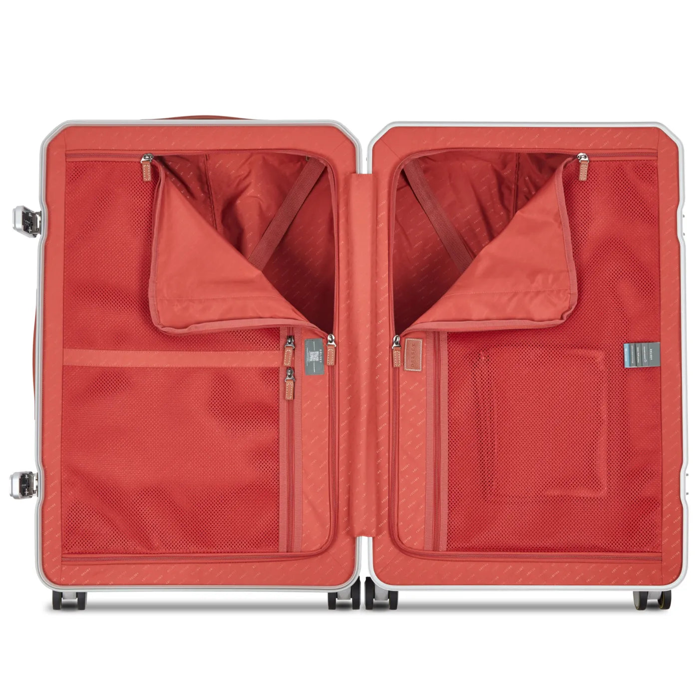 Delsey Alu’r 76 cm Aluminium Zipperless 4-Wheel Suitcase - Silver