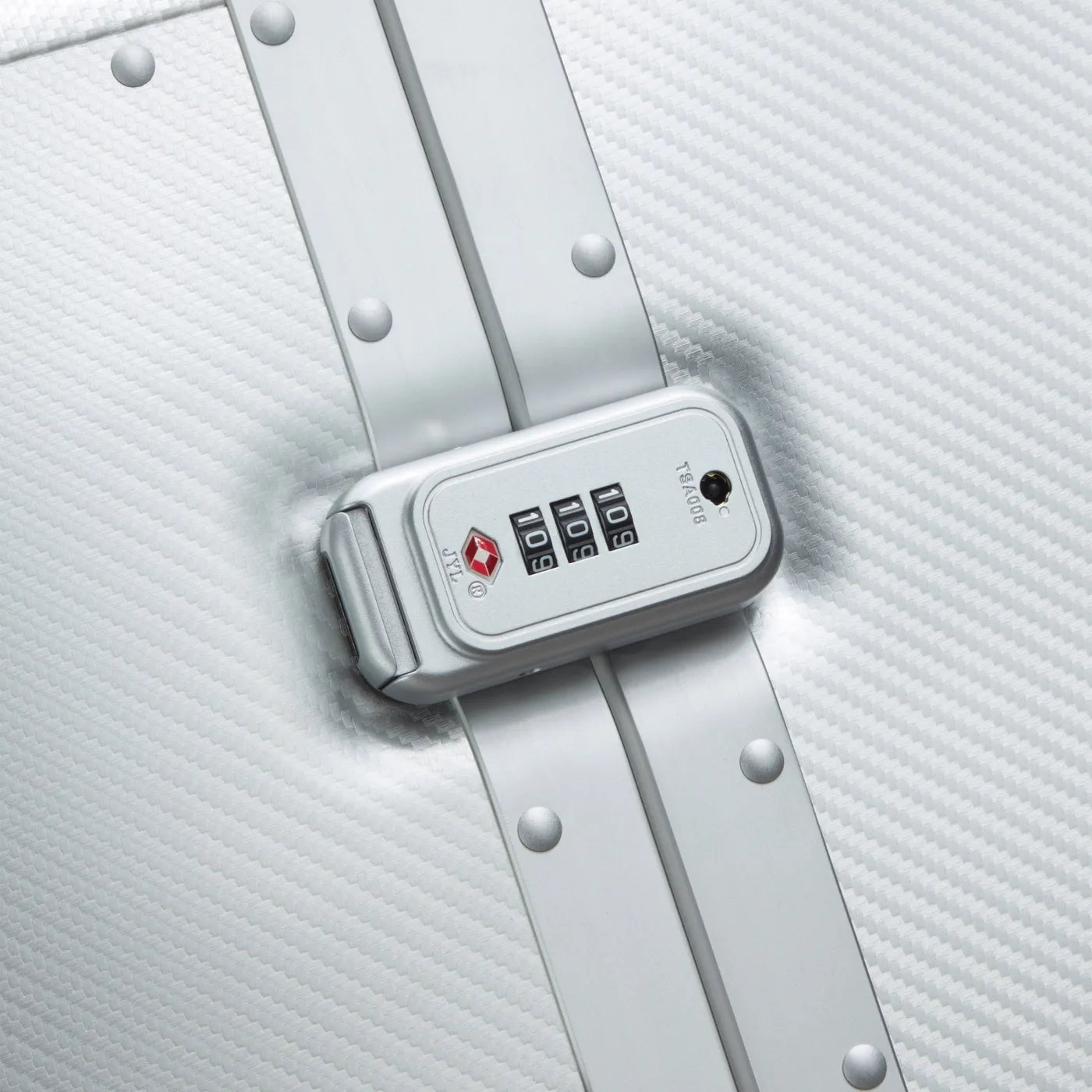 Delsey Alu’r 76 cm Aluminium Zipperless 4-Wheel Suitcase - Silver
