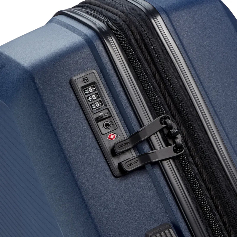 Delsey Anvers 65.5 cm 4 Wheel Expandable Suitcase - Blue