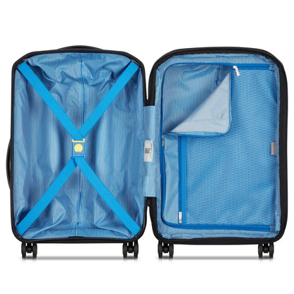 Delsey Anvers 55 cm 4 Wheel Expandable Carry-on Suitcase - Black