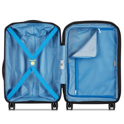 Delsey Anvers 55 cm 4 Wheel Expandable Carry-on Suitcase - Blue